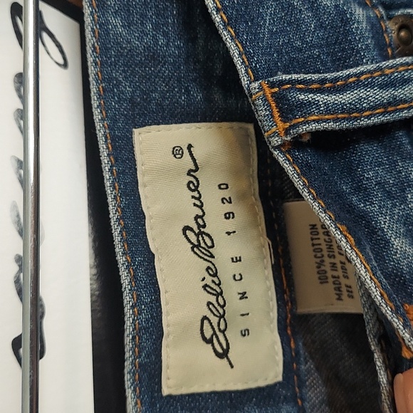 Eddie Bauer High Rise Cropped Jeans - Picture 2 of 4